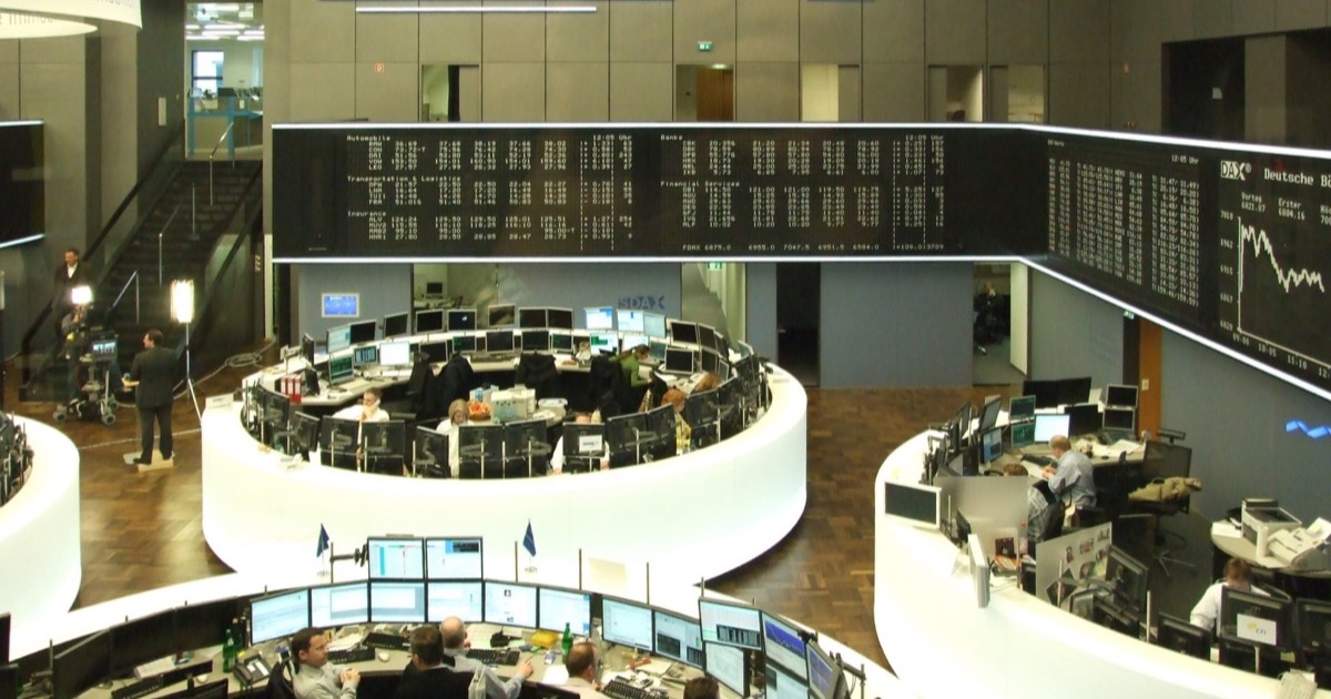 The trading floor of the Frankfurt Stock Exchange, as global markets closed a strong holiday-shortened week on July 2, 2026.