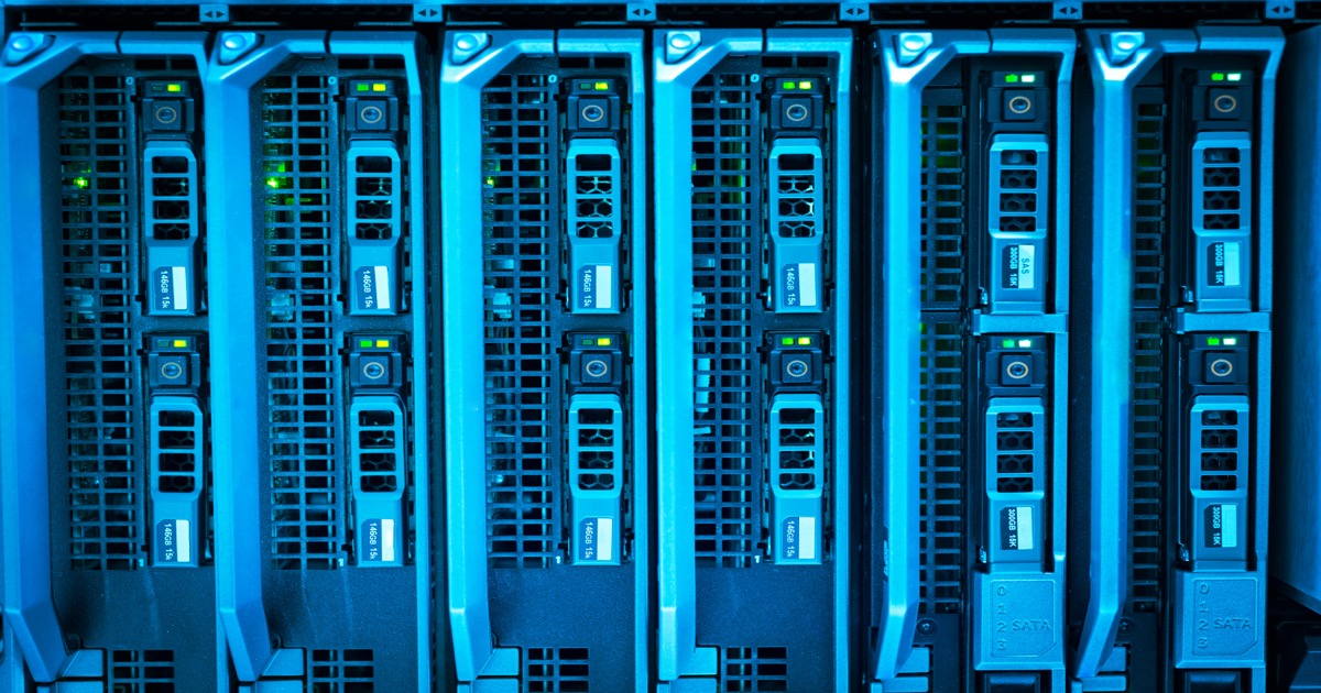Blue-lit data center server racks representing the AI infrastructure rally that led the May 29 market close.