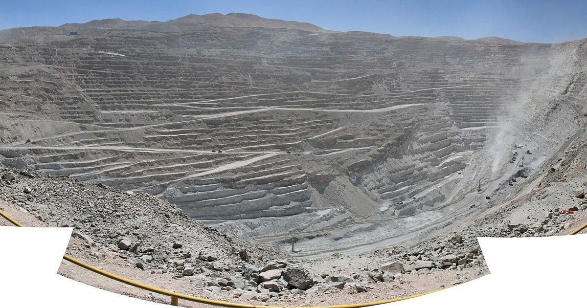 The Chuquicamata open-pit copper mine in Chile, one of the largest in the world, on the morning of July 8, 2026.