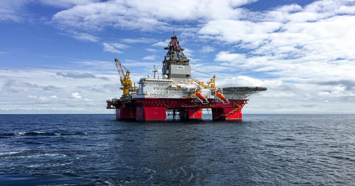 Offshore oil platform representing the energy crisis dominating markets in March 2026