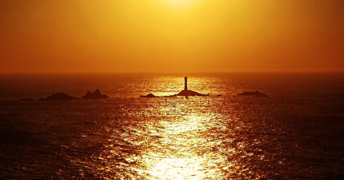 Longships Lighthouse off Land's End at sunset, ahead of the July 27 to 31, 2026 trading week.